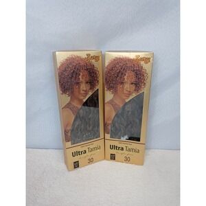 Zury Ultra Tamia 100% Human Hair Weave Extensions 10" Color‎ 30 Light Auburn 2Pk